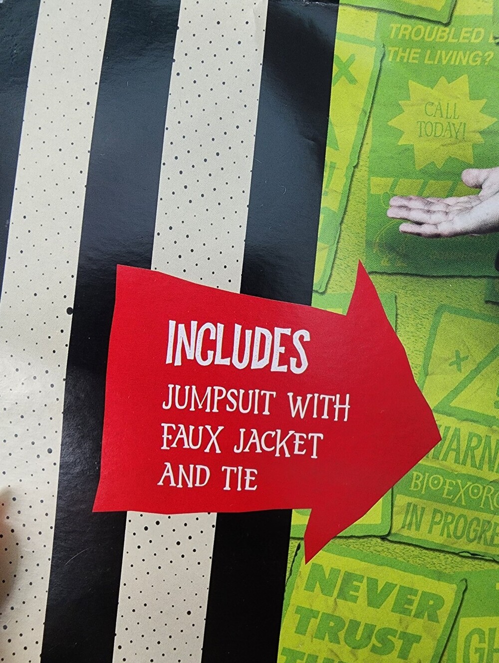 Rubies Beetlejuice Child Costume Size Medium 7-8 Target Exclusive NWT - Picture 4 of 16